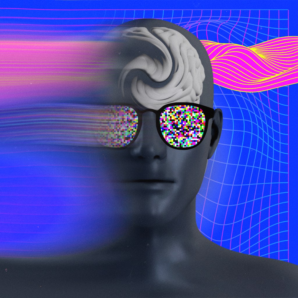 image of flow blurred and focusing